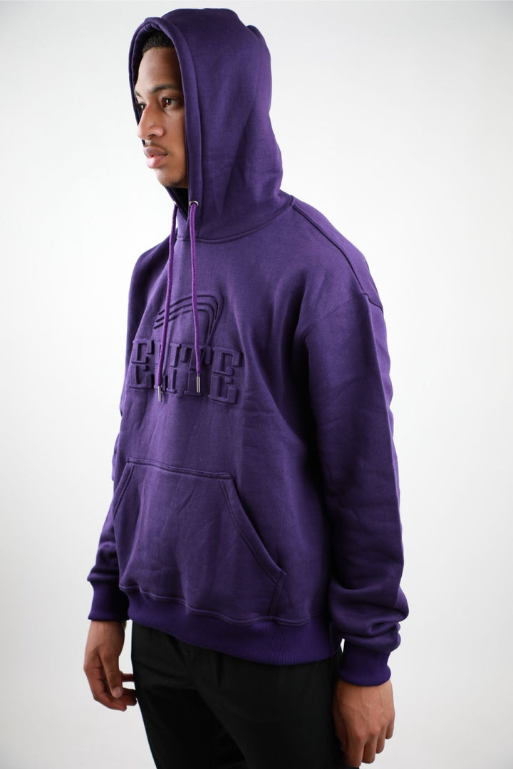 Elite Emboss Hoodie - Purple