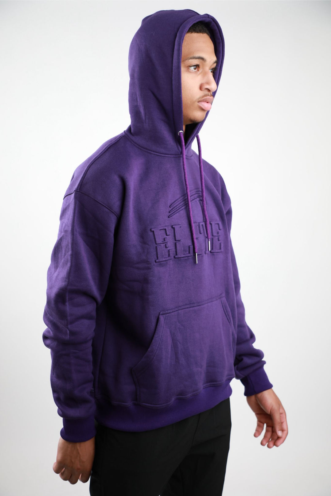 Elite Emboss Hoodie - Purple