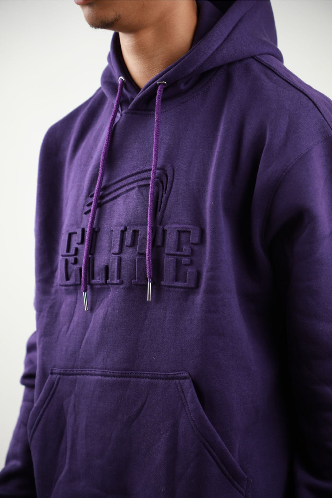 Elite Emboss Hoodie - Purple