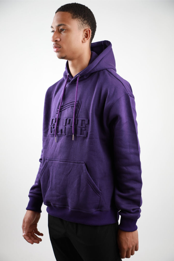 Elite Emboss Hoodie - Purple