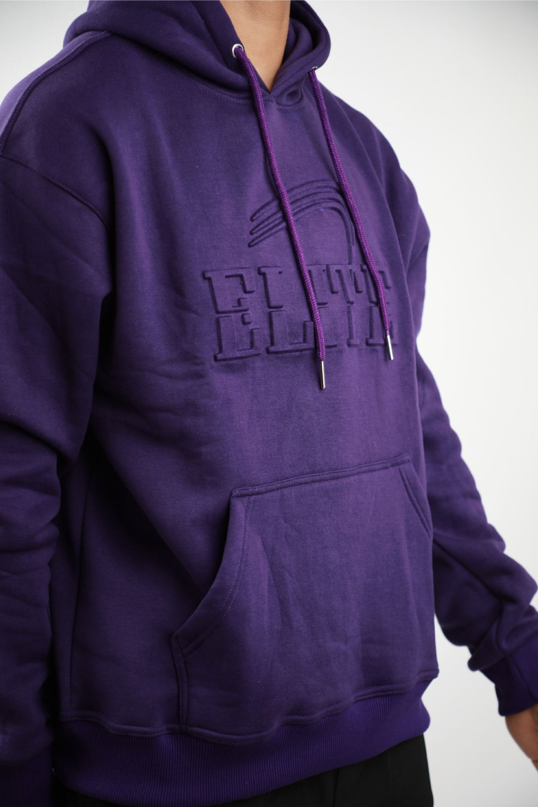 Elite Emboss Hoodie - Purple