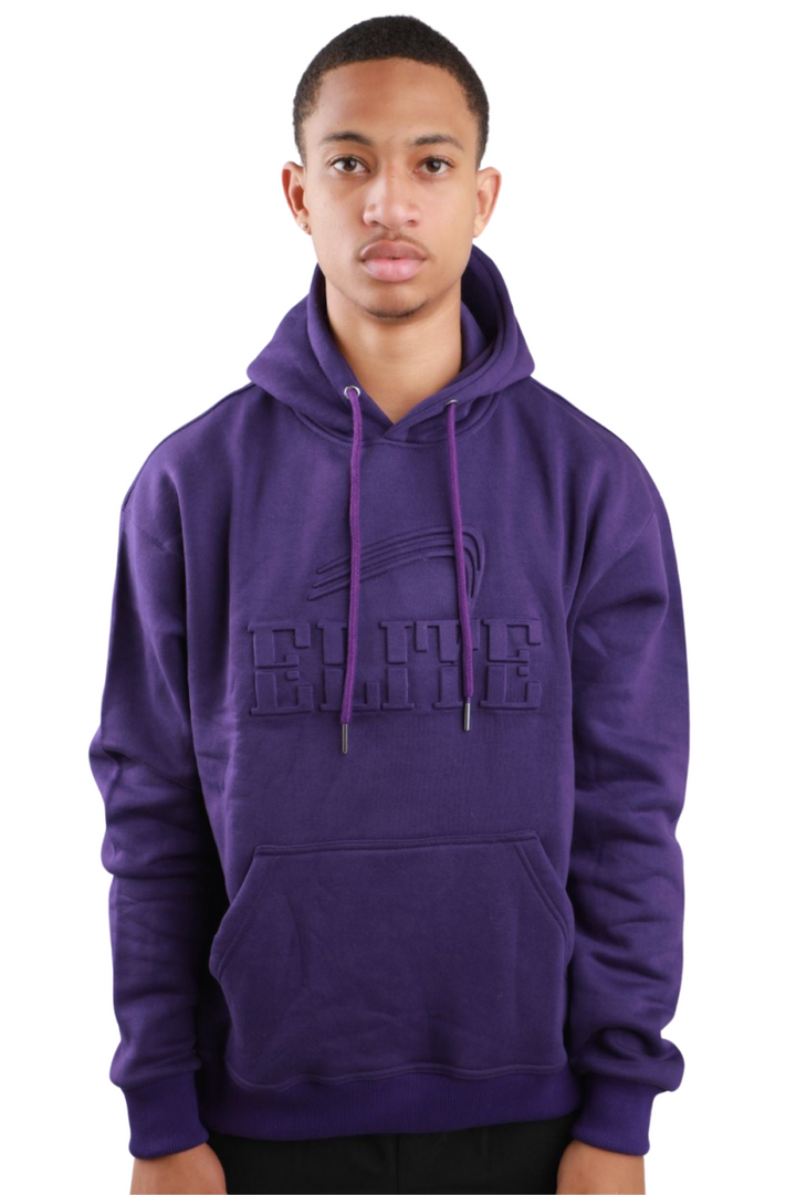 Elite Emboss Hoodie - Purple