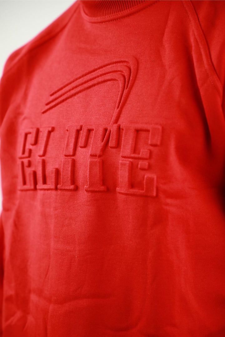 Elite Classic Crewneck Fleece - Red