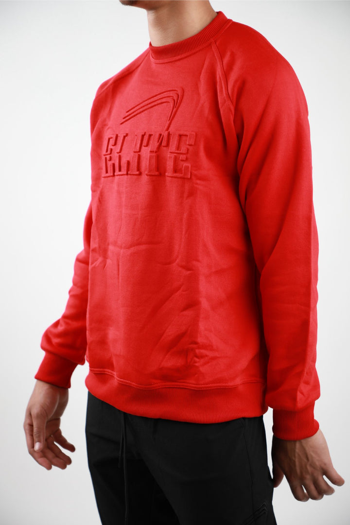 Elite Classic Crewneck Fleece - Red