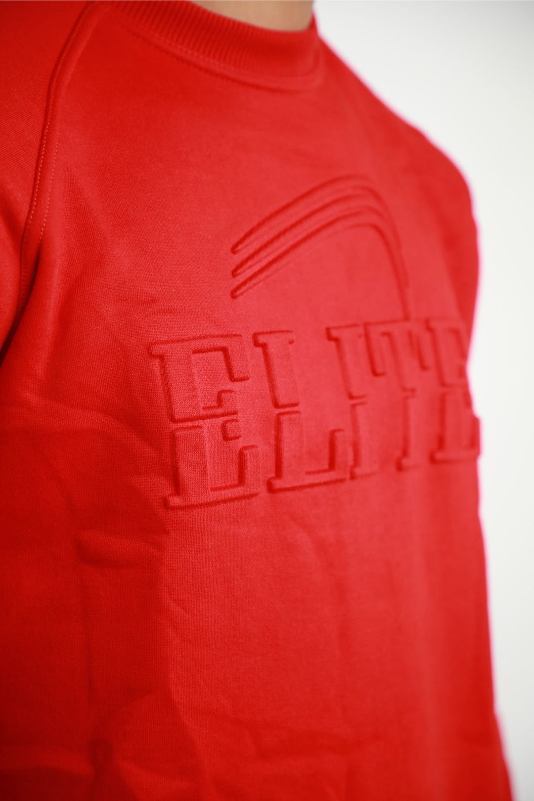 Elite Classic Crewneck Fleece - Red