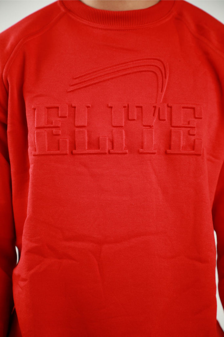 Elite Classic Crewneck Fleece - Red