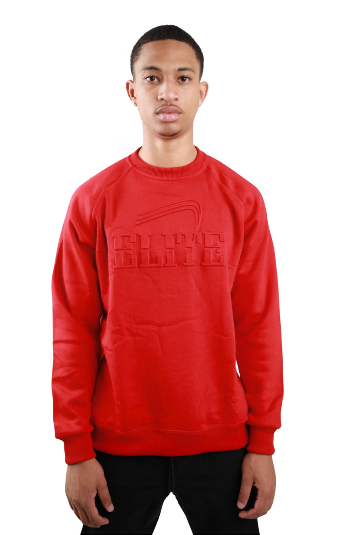 Elite Classic Crewneck Fleece - Red