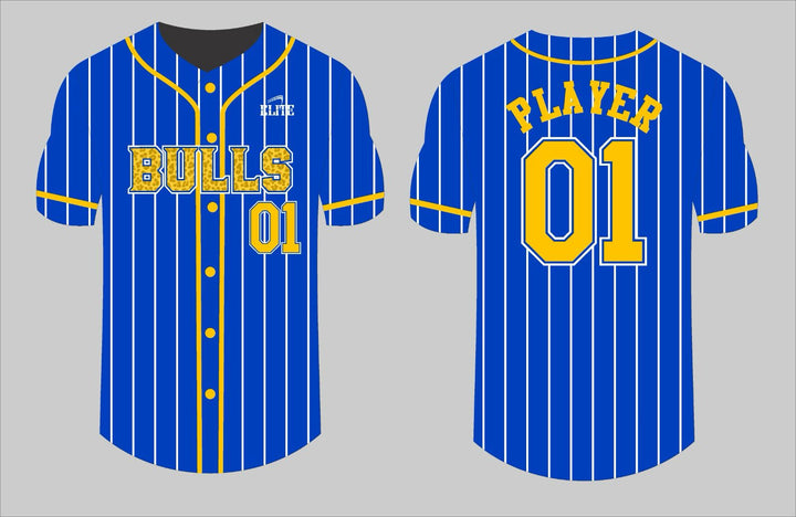 Northwest Fan Baseball Jersey - Blue/Yellow