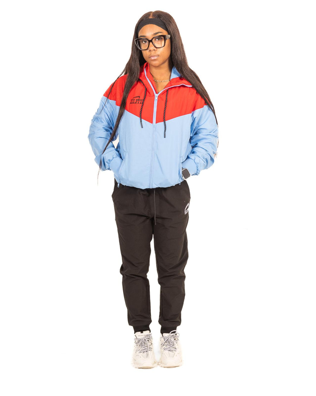 ELITE WINDBREAKER -Sky Blue & Red