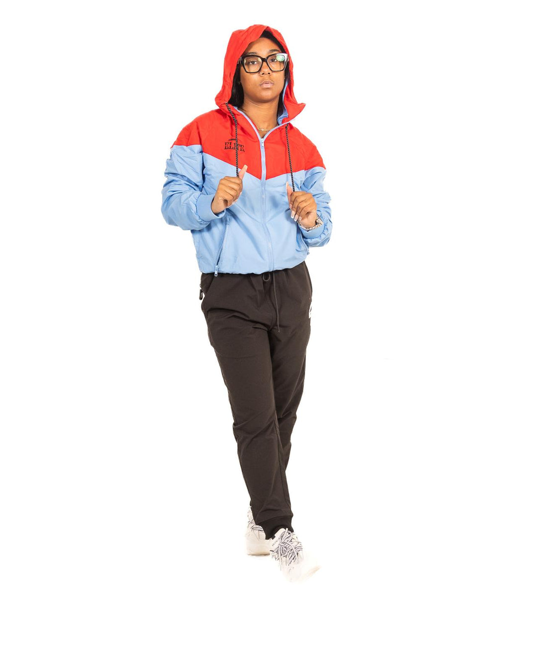 ELITE WINDBREAKER -Sky Blue & Red