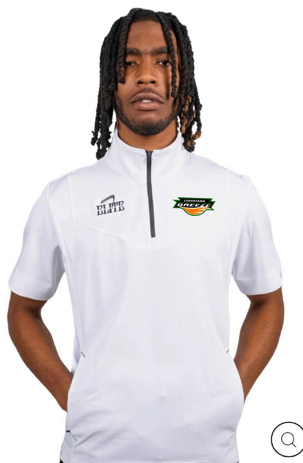 LA BREEZE Coach Pullover - White