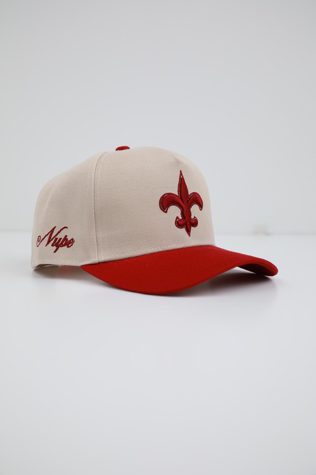 Nupes LA - Tan & Crimson