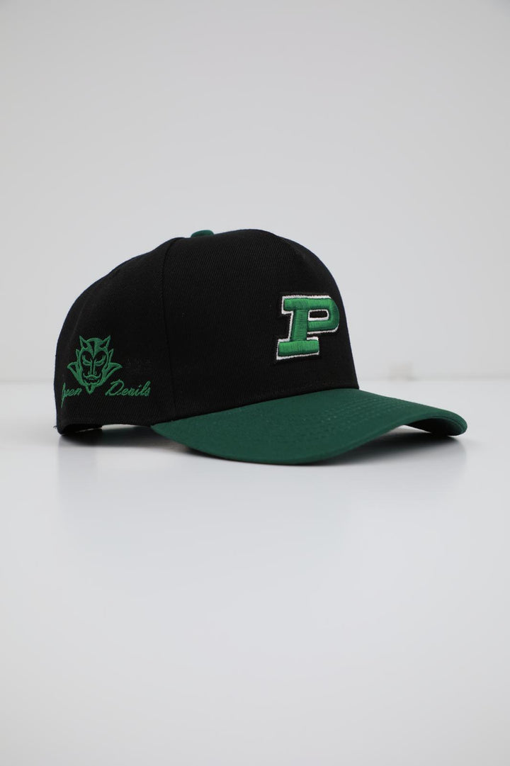 Green Devils Hat - Black & Green