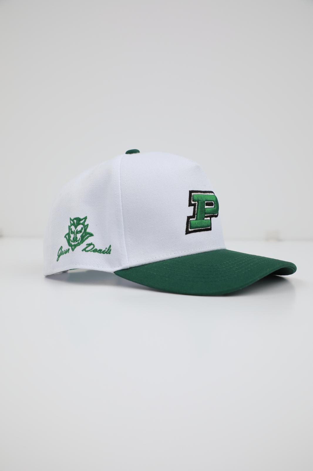 Green Devils Hat - White & Green