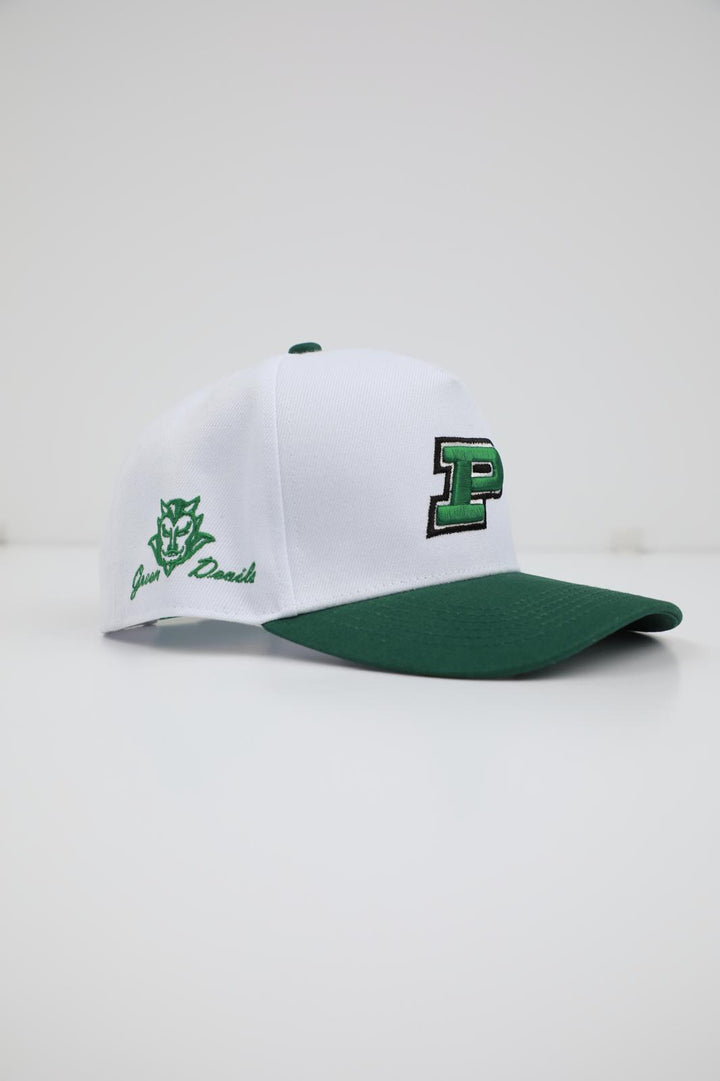 Green Devils Hat - White & Green