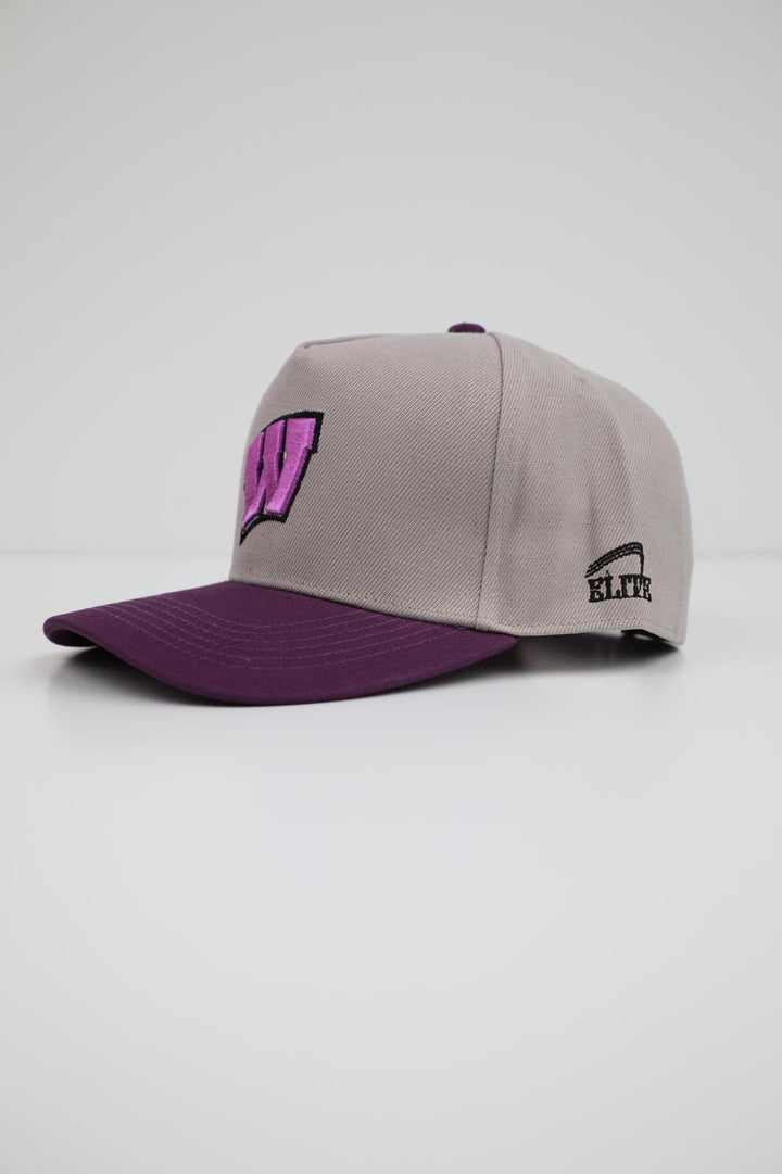 Woodlawn Panther Hat - Grey & Purple