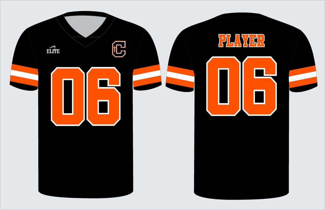 Catholic Fan Football Jersey - Black