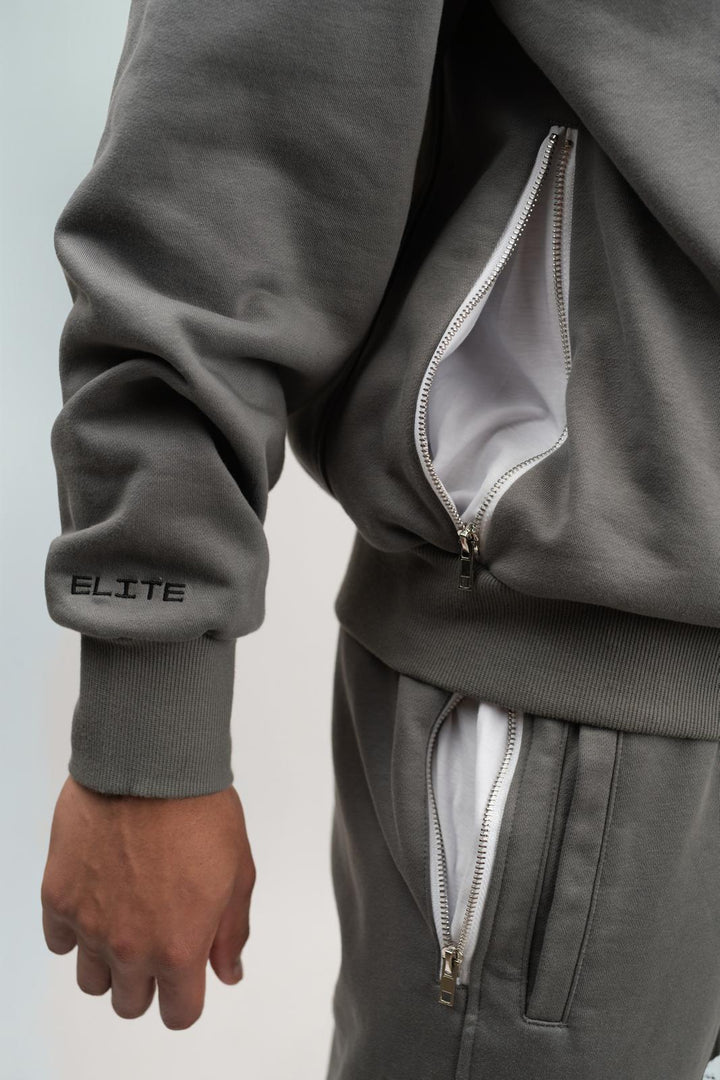 ELITE CREWNECK COMFY SET - Grey