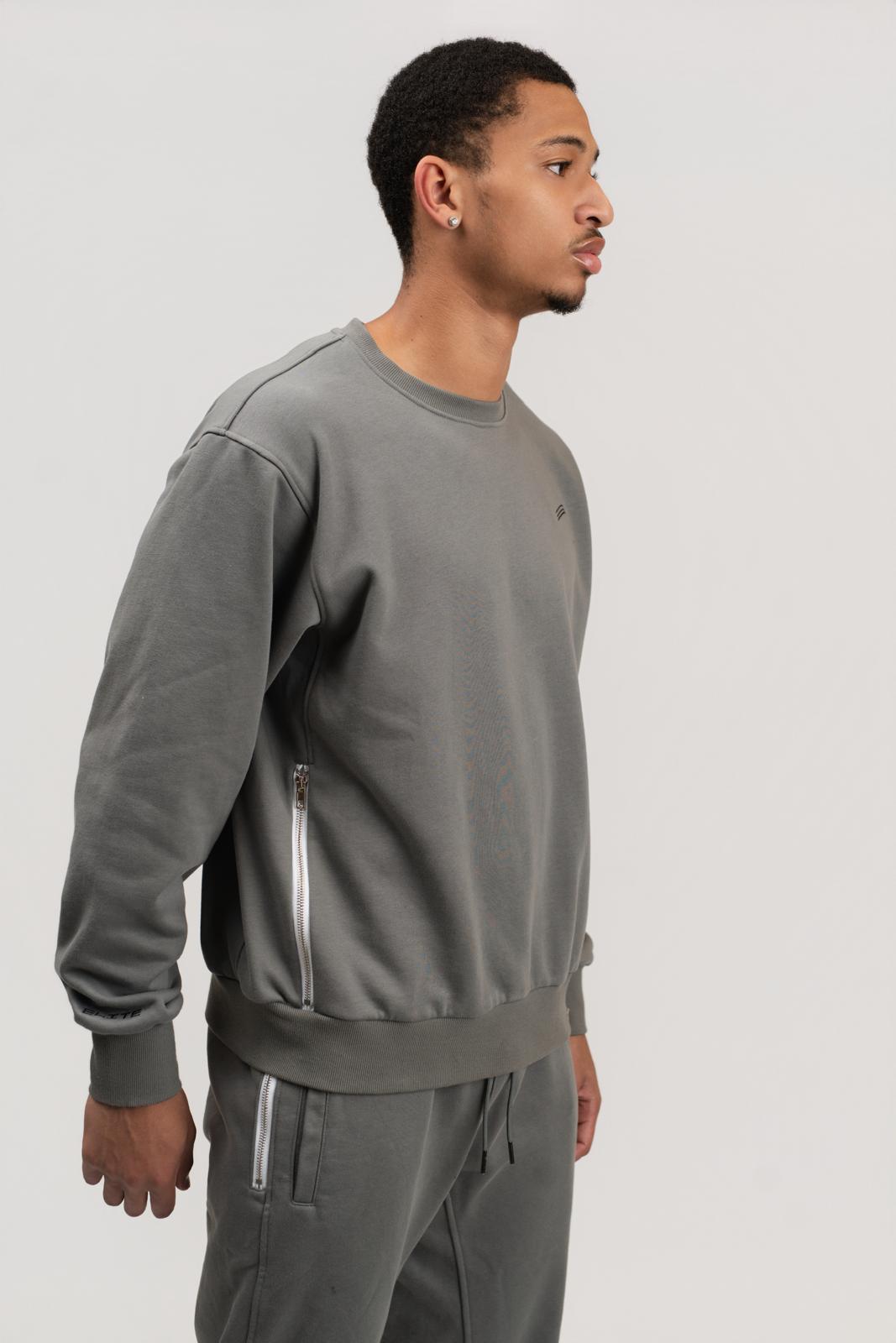 ELITE CREWNECK COMFY SET - Grey