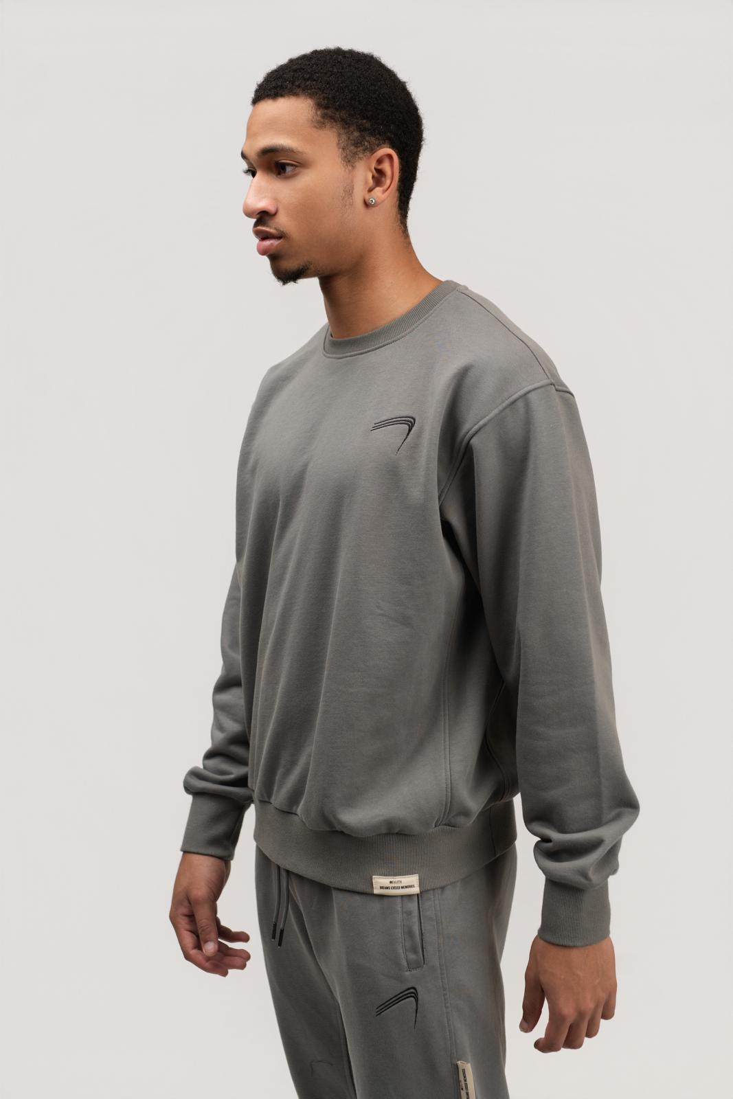 ELITE CREWNECK COMFY SET - Grey