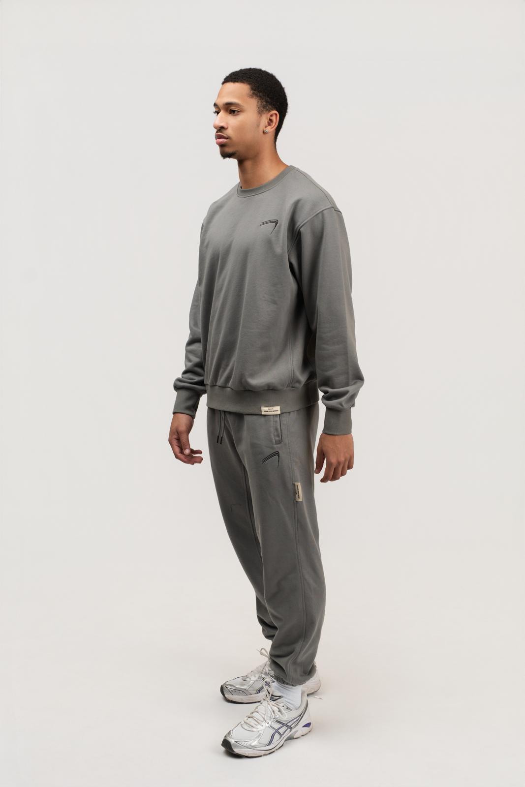 ELITE CREWNECK COMFY SET - Grey