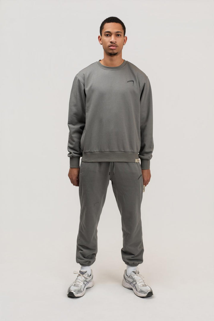 ELITE CREWNECK COMFY SET - Grey