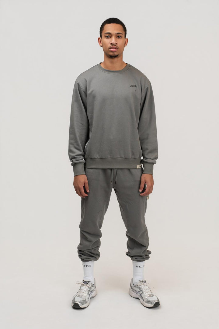 ELITE CREWNECK COMFY SET - Grey