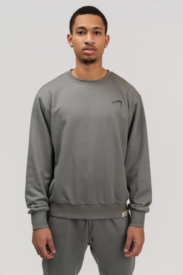 ELITE CREWNECK COMFY SET - Grey