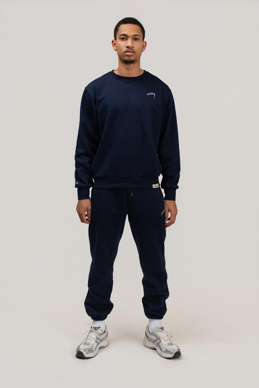 ELITE CREWNECK COMFY SET - Navy