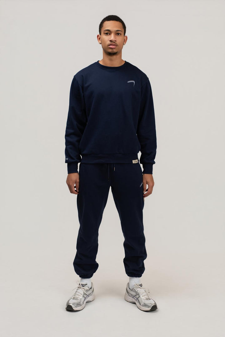ELITE CREWNECK COMFY SET - Navy