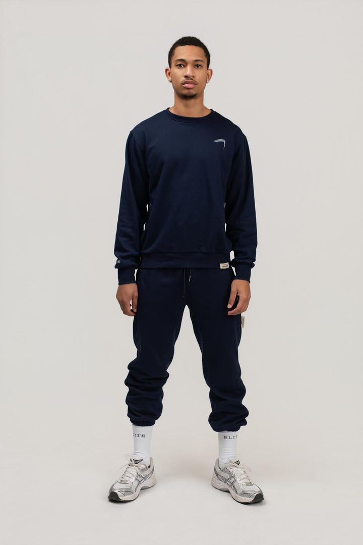 ELITE CREWNECK COMFY SET - Navy