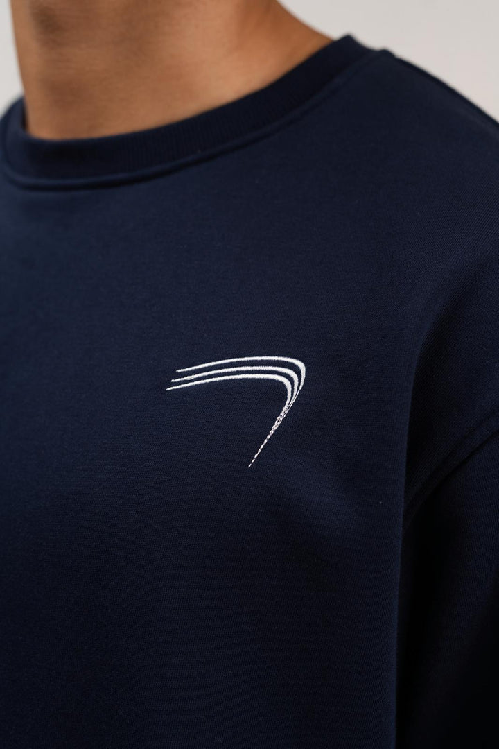 ELITE CREWNECK COMFY SET - Navy