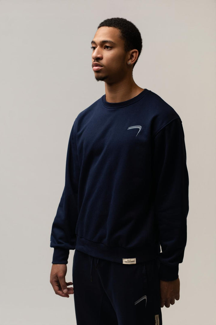 ELITE CREWNECK COMFY SET - Navy