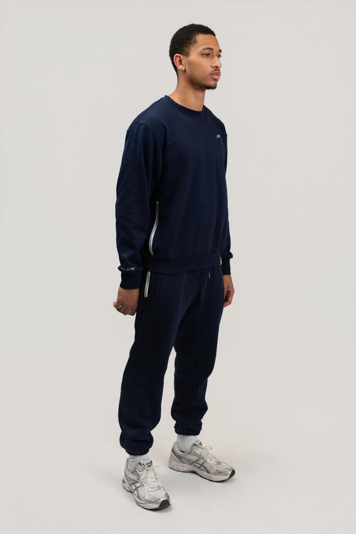 ELITE CREWNECK COMFY SET - Navy