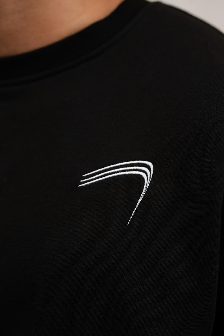 ELITE CREWNECK COMFY SET - Black