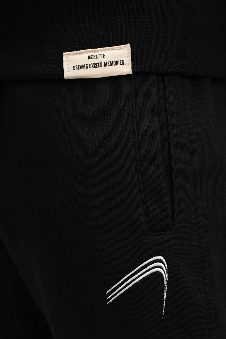 ELITE CREWNECK COMFY SET - Black
