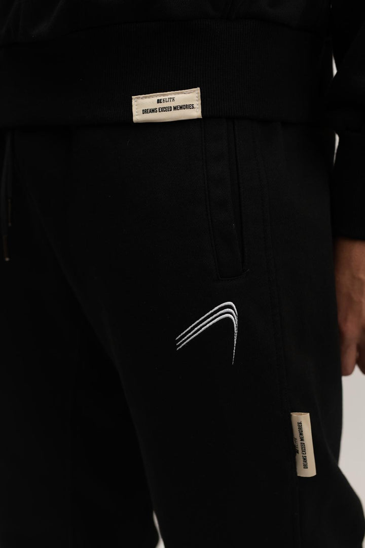 ELITE CREWNECK COMFY SET - Black
