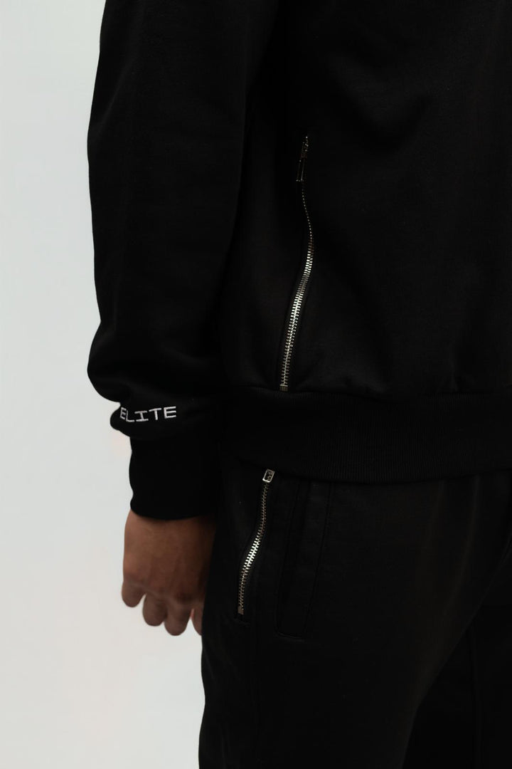 ELITE CREWNECK COMFY SET - Black