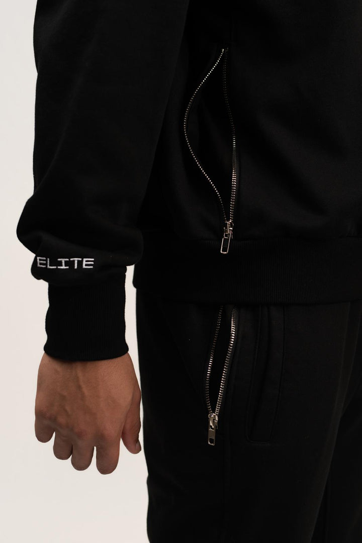ELITE CREWNECK COMFY SET - Black