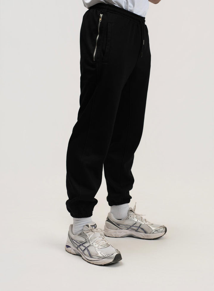 Elite  Crewneck Jogger Pants - Black