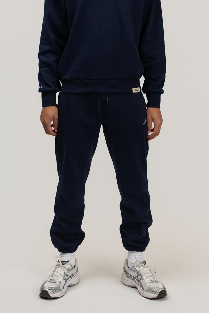 Elite  Crewneck Jogger Pants - Navy