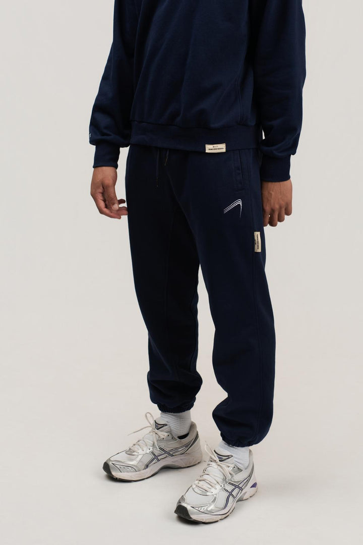 Elite  Crewneck Jogger Pants - Navy