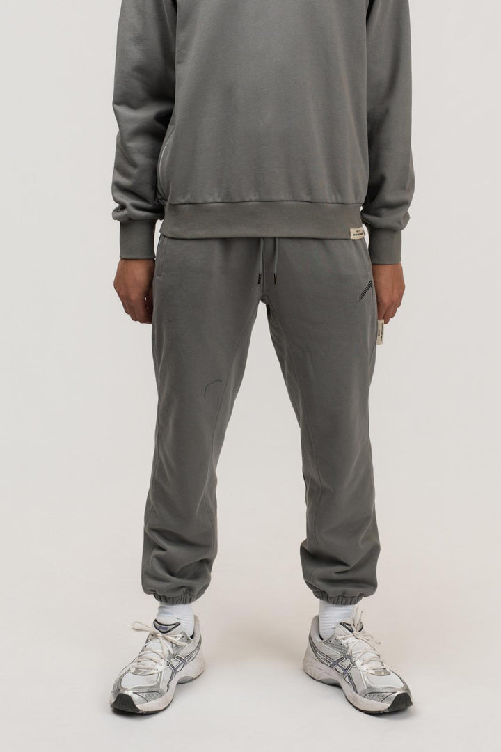Elite  Crewneck Jogger Pants - Grey