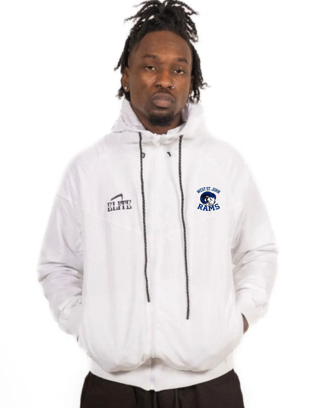 West St John Windbreaker- White