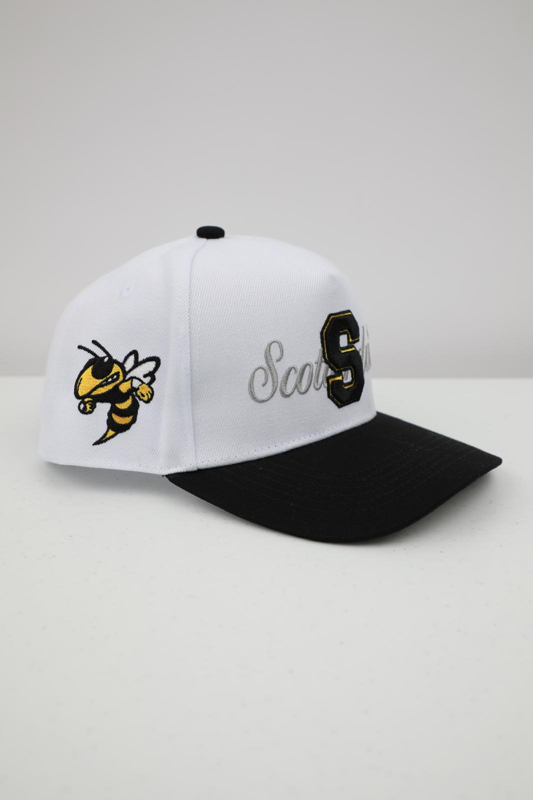 Scotlandville Eagles Hat - Black & White