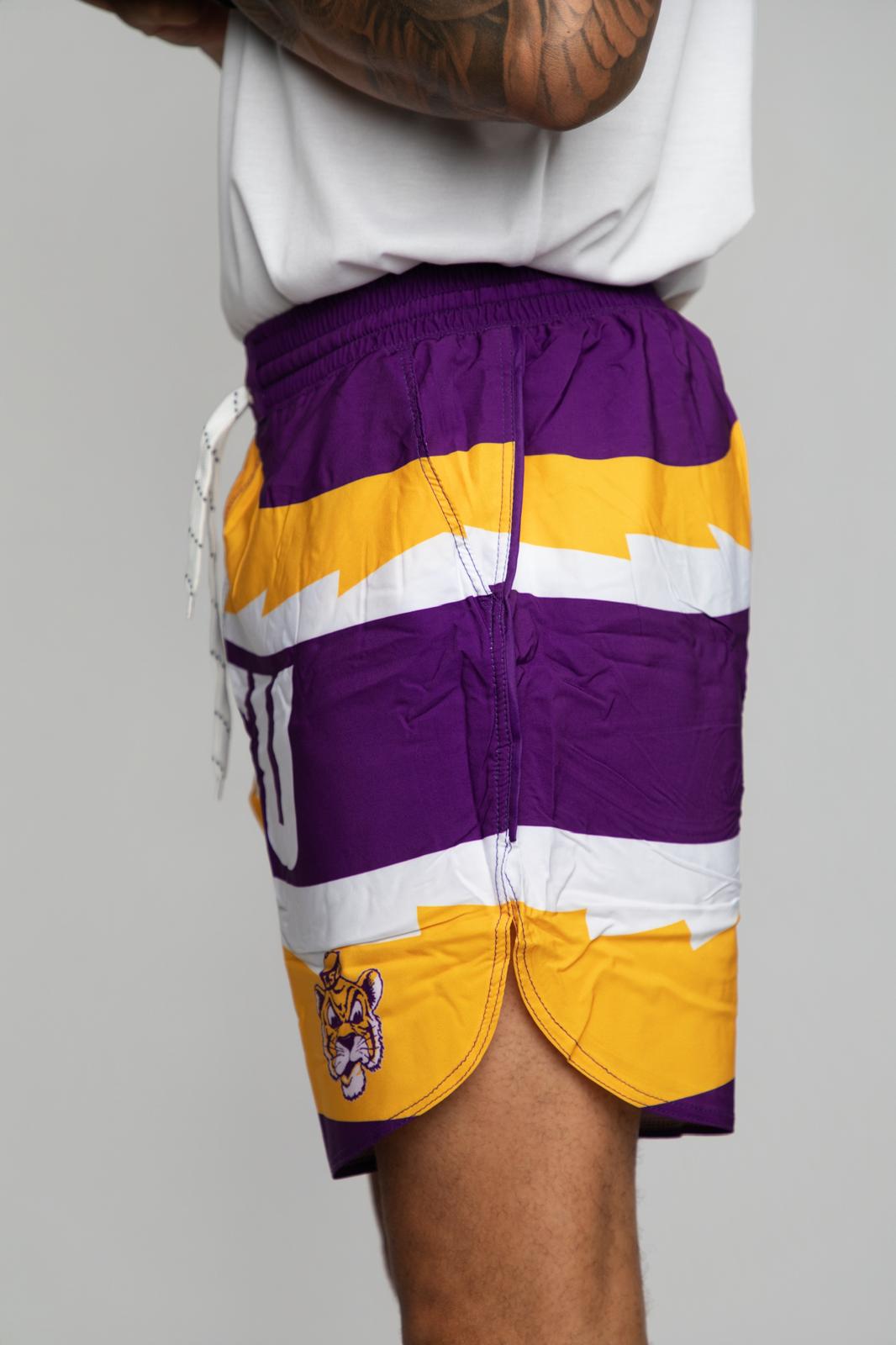 Tigers LSU Shorts - Purple