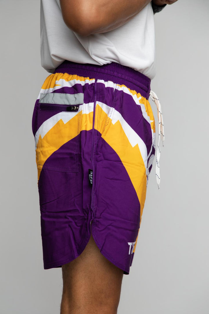 Tigers LSU Shorts - Purple