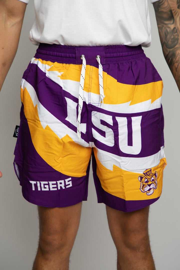 Tigers LSU Shorts - Purple