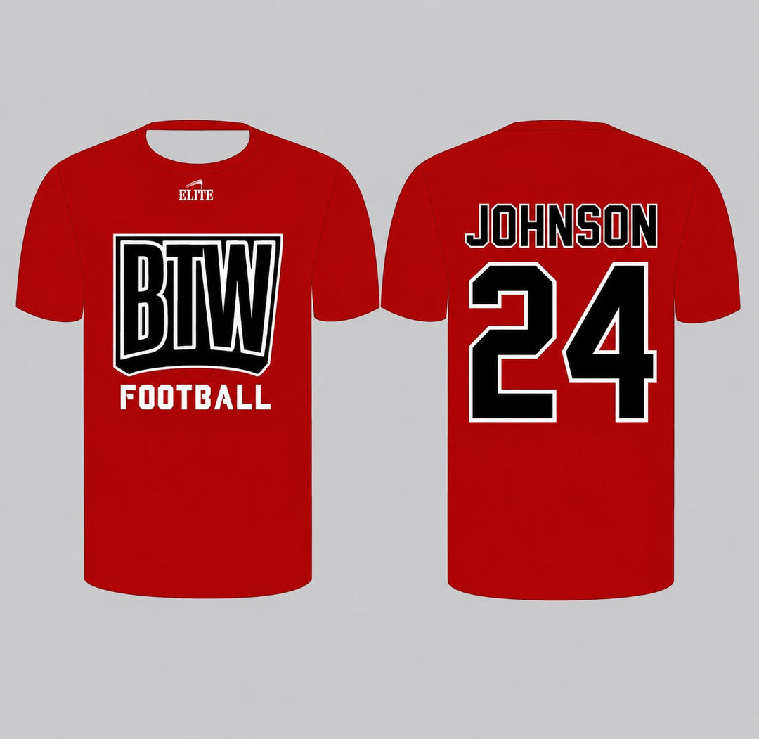 BTW Dri-fit T Shirt - Red