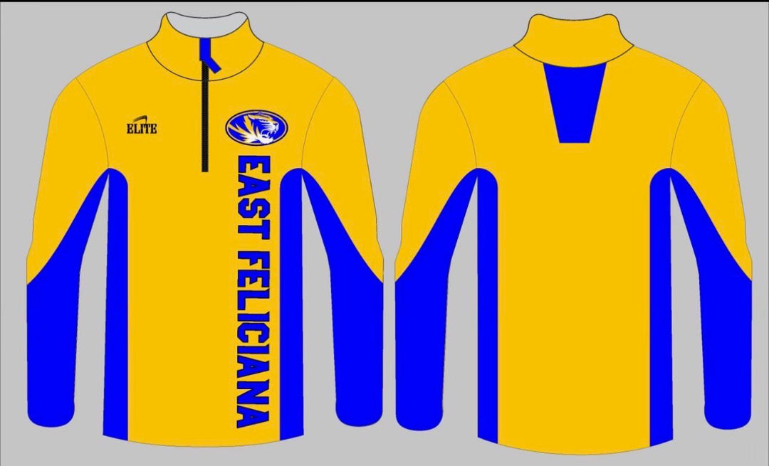 East Feliciana ECA Shirt - Yellow & Blue